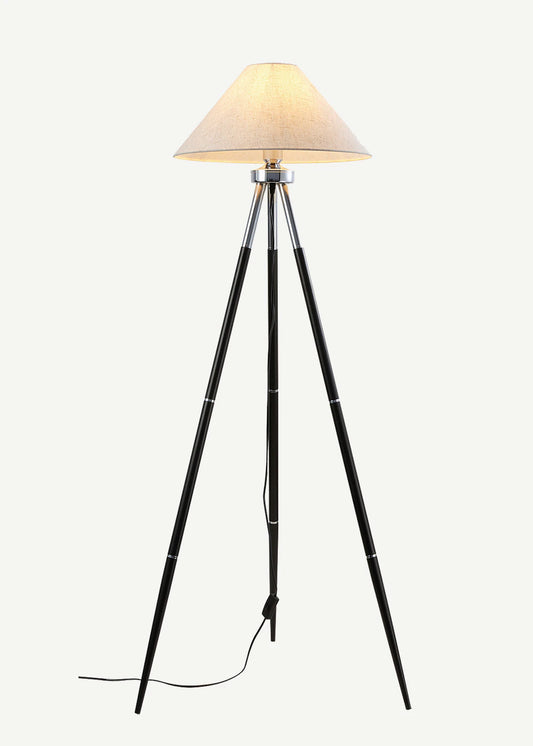 Belvano Tripod Lambader Siyah (45x143 cm)