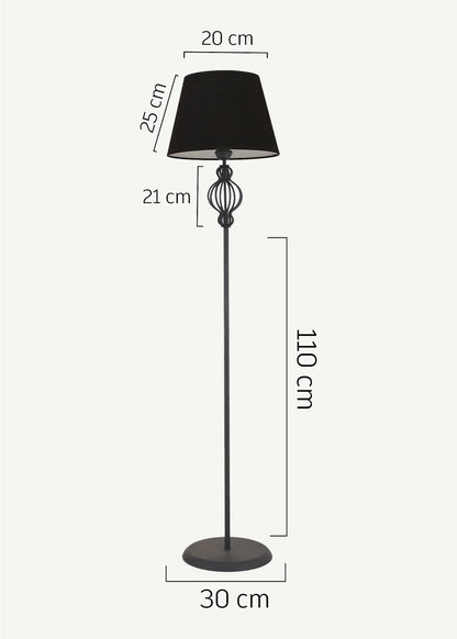 Luce Lambader Siyah (40x150 cm)
