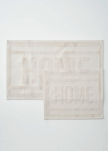 %100 Pamuk Home Paspas Takımı Krem (60x100 cm)
