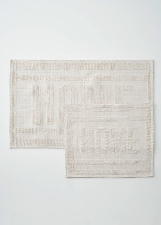 %100 Pamuk Home Paspas Takımı Krem (60x100 cm)