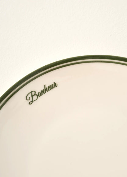 Bonheur Porselen Servis Tabağı Yeşil (28 cm)
