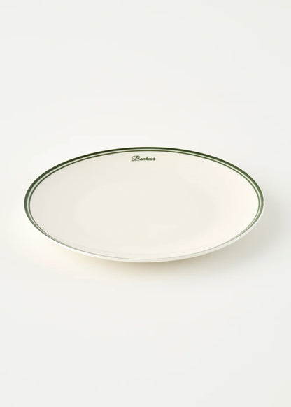 Bonheur Porselen Servis Tabağı Yeşil (28 cm)