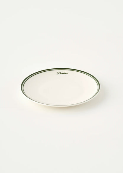 Bonheur Porselen Pasta Tabağı Yeşil (21 cm)