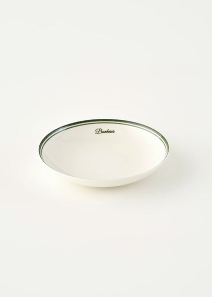 Bonheur Porselen Çukur Tabak Yeşil (20 cm)