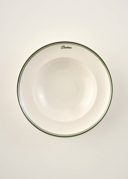 Bonheur Porselen Makarna Tabağı Yeşil (28 cm)