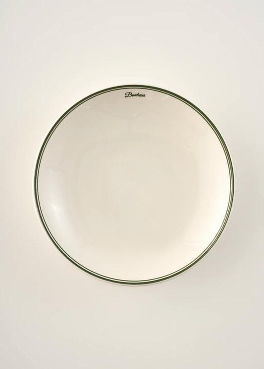 Bonheur Porselen Salata Kasesi Yeşil (30 cm)