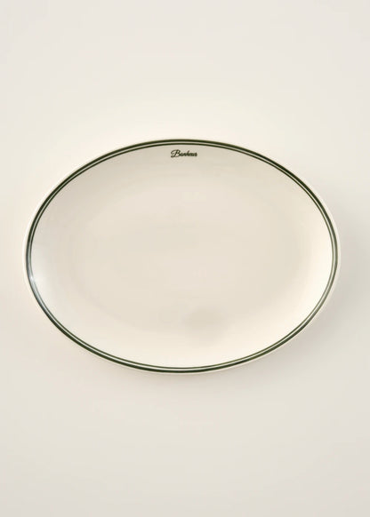Bonheur Porselen Sunum Tabağı Yeşil (36 cm)