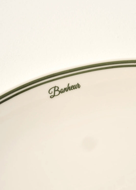 Bonheur Porselen Sunum Tabağı Yeşil (36 cm)