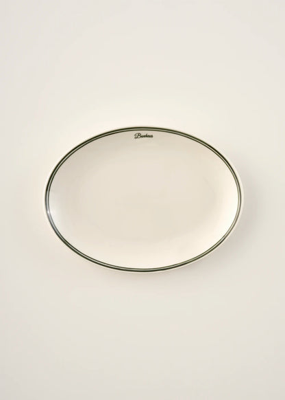 Bonheur Porselen Sunum Tabağı Yeşil (33 cm)