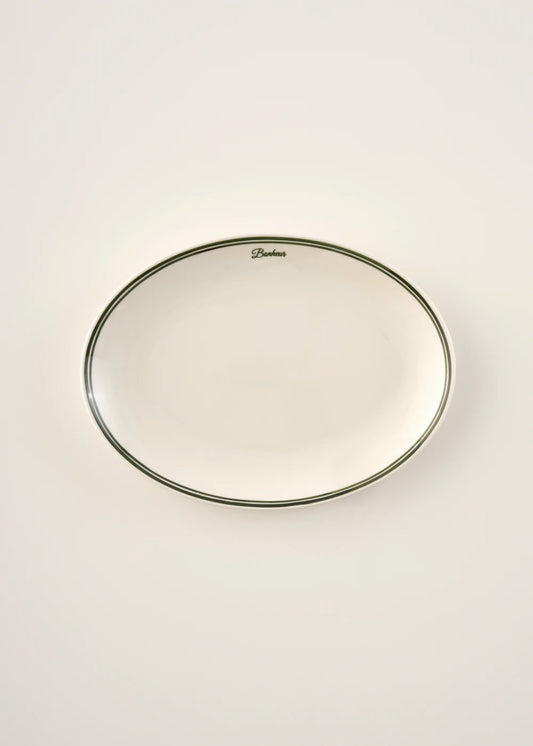 Bonheur Porselen Sunum Tabağı Yeşil (33 cm)