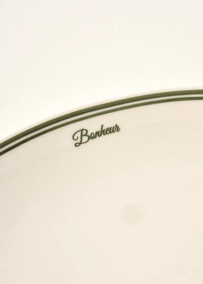 Bonheur Porselen Sunum Tabağı Yeşil (33 cm)