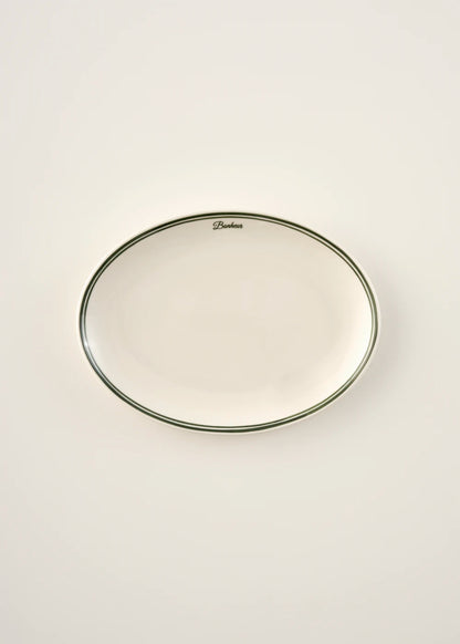 Bonheur Porselen Sunum Tabağı Yeşil (31 cm)