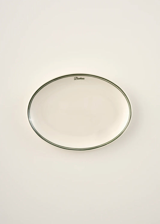 Bonheur Porselen Sunum Tabağı Yeşil (31 cm)
