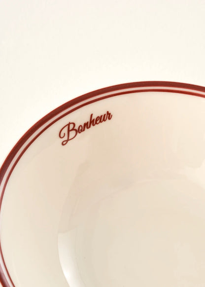 Bonheur Porselen Kase Bordo (16 cm)
