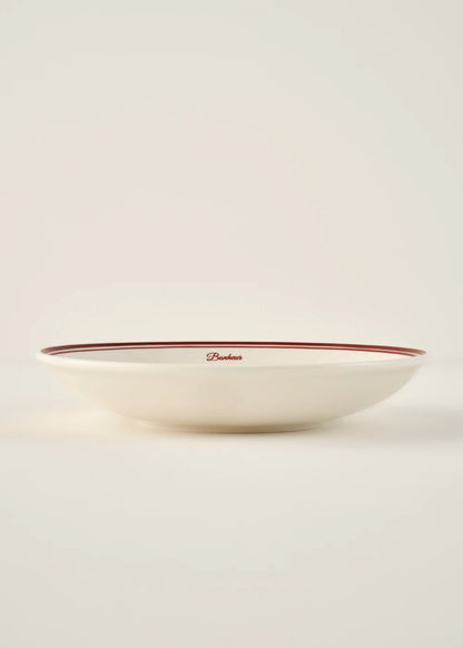 Bonheur Porselen Salata Kasesi Bordo (30 cm)