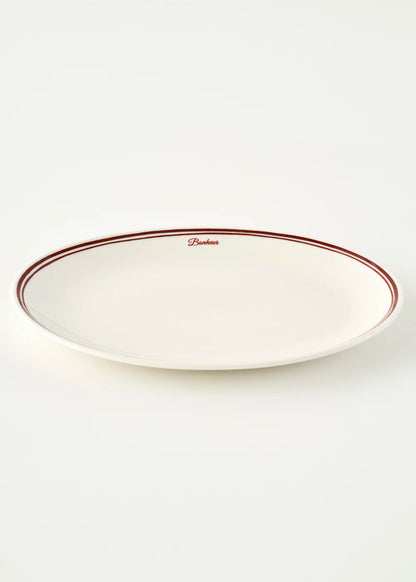 Bonheur Porselen Sunum Tabağı Bordo (36 cm)