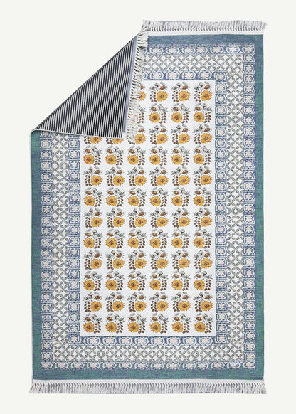 %100 Pamuk Spring Kilim Mavi (80x150 cm)
