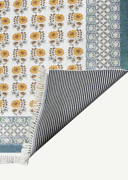 %100 Pamuk Spring Kilim Mavi (120x180 cm)