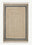%100 Pamuk Jeff Kilim Naturel-Siyah (80x150 cm)