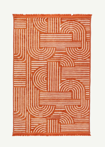 Portia Şönil Halı Turuncu (200x290 cm)
