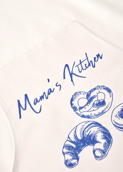 Mama's Kitchen Pamuklu Önlük Krem (77x54 cm)