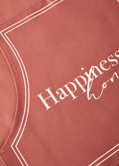 Happiness Pamuklu Önlük Kiremit (77x54 cm)