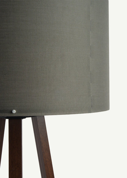 Peggy Demonte Tripod Lambader Antrasit-Ceviz (36x36x140 cm)