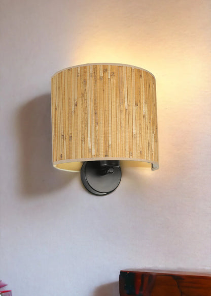 Mare Oval Bambu Aplik Sarı (20x25 cm)