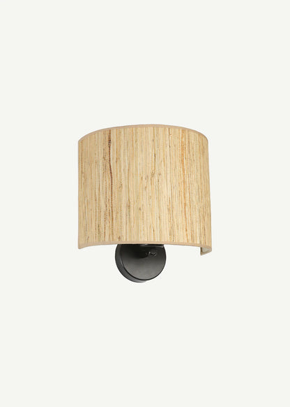 Mare Oval Bambu Aplik Bej (20x25 cm)