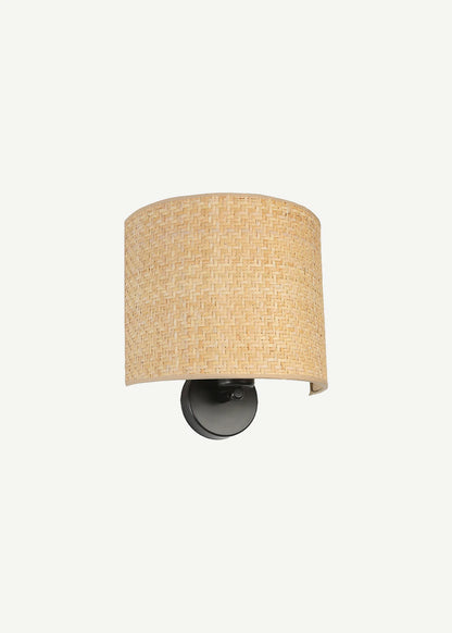 Mare Hasır Rattan Oval Aplik Naturel (20x25 cm)