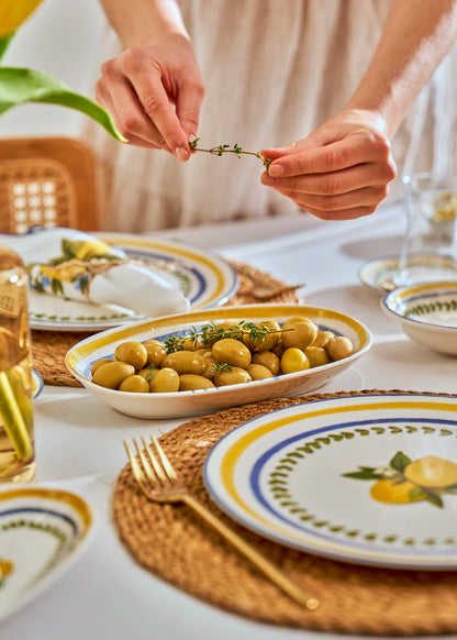 Lemoncello Porselen 52 Parça 12 Kişilik Kahvaltı Takımı