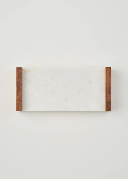 Olmo Mermer Dekoratif Tepsi Naturel (15x30 cm)