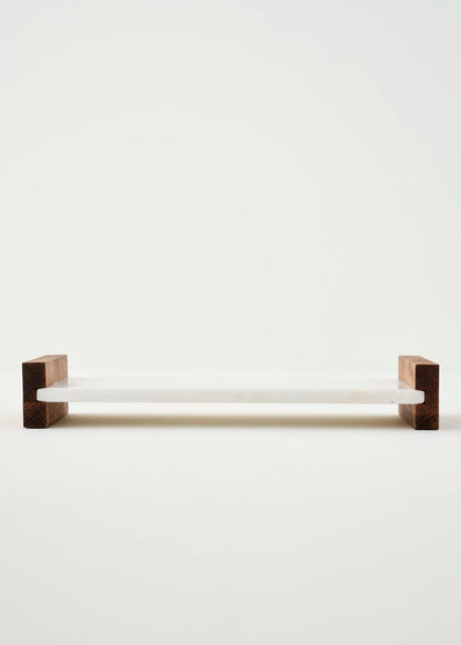 Olmo Mermer Dekoratif Tepsi Naturel (15x30 cm)