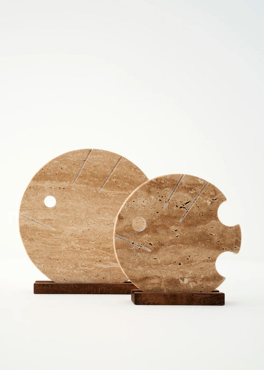 Ephesus Traverten Fish Dekoratif Obje Naturel (20x13x6 cm)