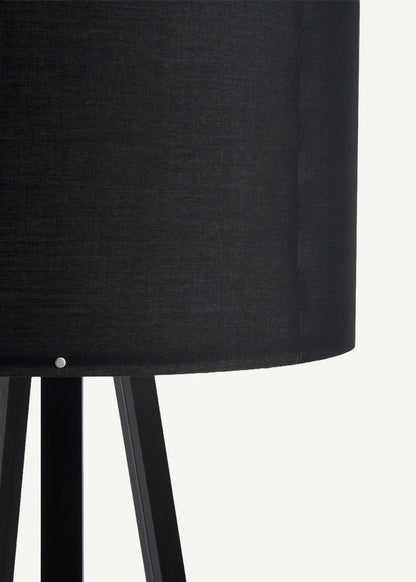Peggy Demonte Tripod Lambader Siyah (36x36x140 cm)