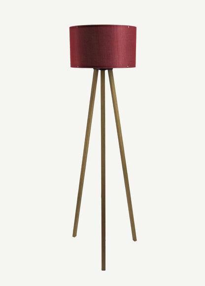 Peggy Demonte Tripod Lambader Bordo-Naturel (36x36x140 cm)