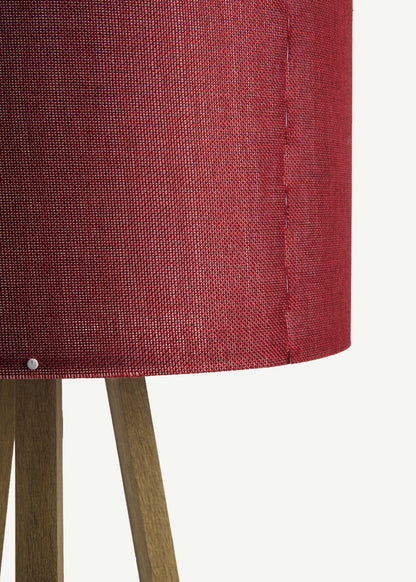 Peggy Demonte Tripod Lambader Bordo-Naturel (36x36x140 cm)