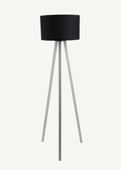 Peggy Demonte Tripod Lambader Siyah-Beyaz (36x36x140 cm)