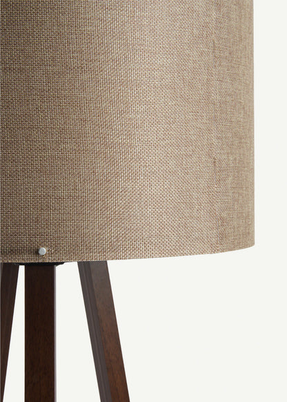 Peggy Demonte Tripod Lambader Jüt-Ceviz (36x36x140 cm)