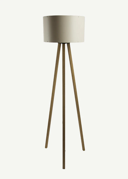 Peggy Demonte Tripod Lambader Finlin Krem-Naturel (36x36x140 cm)