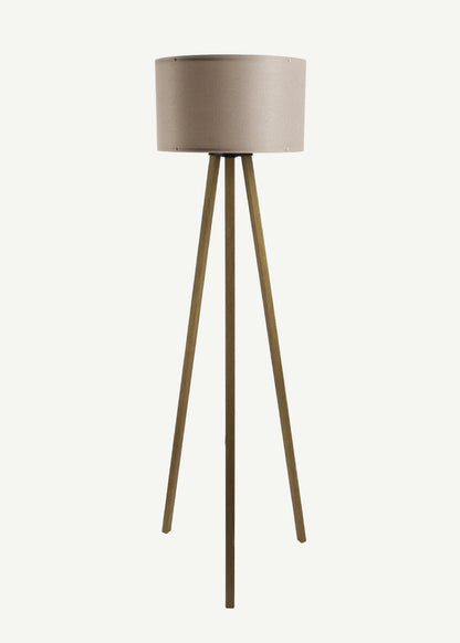 Peggy Demonte Tripod Lambader Bej-Naturel (36x36x140 cm)