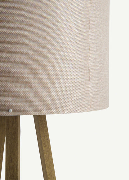 Peggy Demonte Tripod Lambader Bej-Naturel (36x36x140 cm)