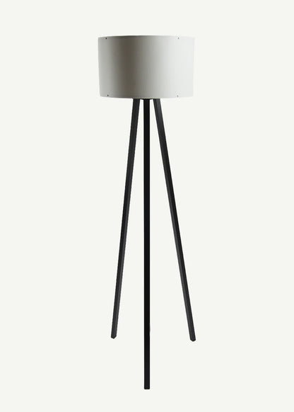Peggy Demonte Tripod Lambader Finlin Beyaz-Siyah (36x36x140 cm)