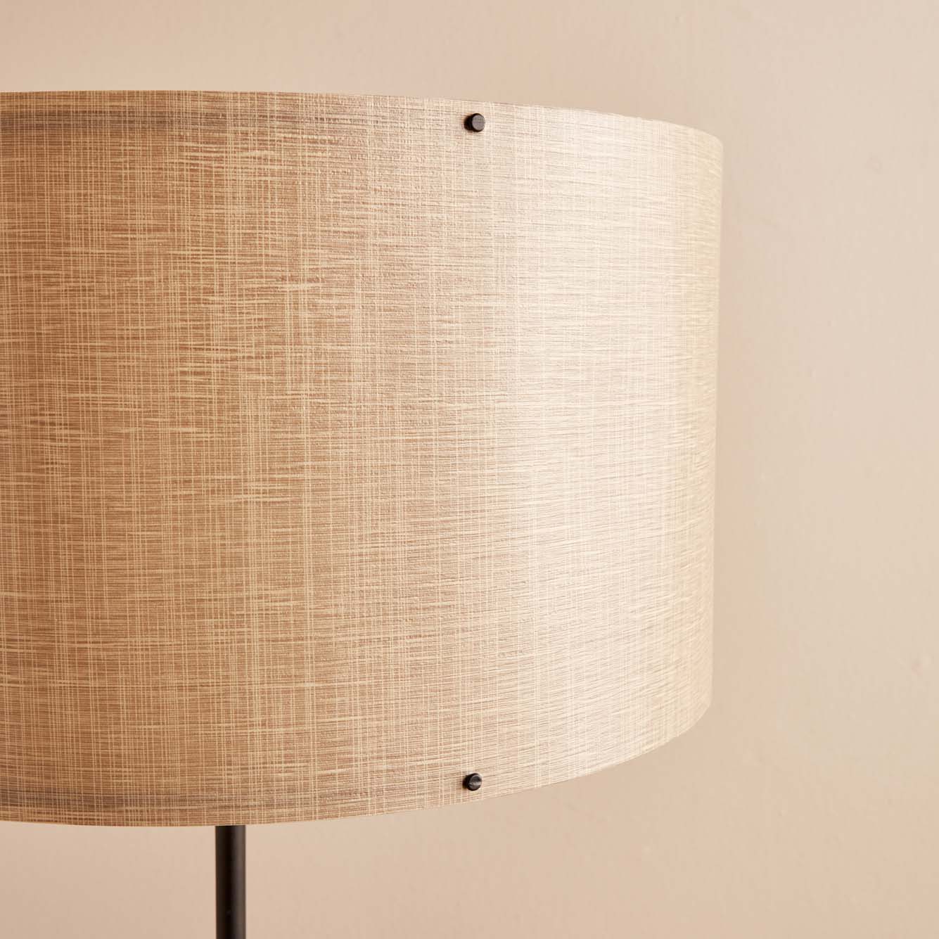 Kumaş Başlıklı Modern Raflı Lambader Bej (20x38 cm) - VİZON - 20x38 cm - 2