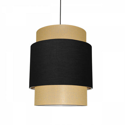 Exclusive Rattan Örgü Kumaş Sarkıt Siyah (30x34x70 cm) - 2