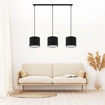 3'lü Sıralı Rattan Hazeran Sarkıt Bej (15x15x70 cm)