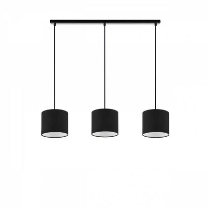 3'lü Sıralı Rattan Hazeran Sarkıt Bej (15x15x70 cm) - SİYAH - 15x15x70 cm - 2