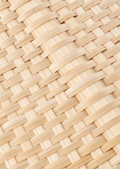 Lina Dekoratif Bambu Duvar Dekoru Naturel (3x48x58 cm) - 4