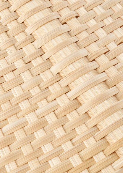 Lina Dekoratif Bambu Duvar Dekoru Naturel (3x48x58 cm) - 3x67x71 cm - NATUREL - 4