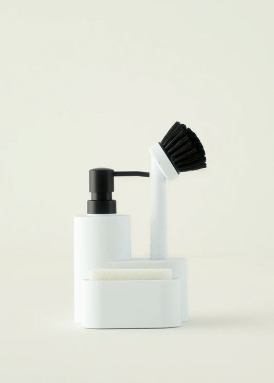 Clean Sıvı Sabunluk Seti Beyaz